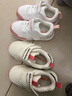 基诺浦 冬季男女儿童软底舒适学步鞋 1-5岁潮流百搭宝宝机能鞋GY1662 象牙白/黑色/天宇粉 22.5 140mm 适合脚长136-145mm 实拍图