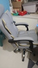 奥伦福特 电脑椅办公椅子电竞椅家用人体工学椅老板椅主播靠背椅皮革转椅 创意工学椅-灰+含乳胶垫【二代】 实拍图