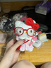 迪士尼正版厨师helloKitty包包挂件钥匙扣眼镜哈喽kt猫玩偶公仔女生礼物 粉色喵咪睡衣套装kitty【正版】 实拍图