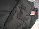 特步（XTEP）80%绒短款羽绒服男女款冬季新款保暖防风加厚外套男 正黑色-0115-80%绒 L 实拍图