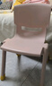 好尔塑料凳子加厚板凳可叠摞靠背椅宝宝餐椅塑料椅子家用小凳子粉30cm 实拍图