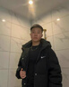 断码新款羽绒服男女同款白鸭绒加厚保暖中戏院外套中长款羽绒服 黑色 男女同款 XL 适合120到130斤穿 实拍图