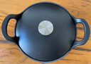 苏泊尔（SUPOR）元宝黑珐琅锅铸铁锅 加厚炖锅煲汤锅煮锅 烤箱燃气灶电磁炉通用 黑珐琅不易变色 22cm 实拍图