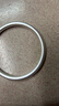 老庙银手镯足银古法传承光圈银镯子磨砂实心素圈手镯送女友老婆 【古法款】56#约：26±0.5g （实心） 实拍图