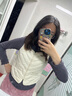 雅鹿轻薄羽绒马甲女内穿2025新款圆领修身纯色内搭马夹拉链保暖背心女 米白色（升级款） XL （推荐110-125斤） 实拍图