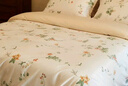 MIDO HOUSE铭都床上用品纯棉四件套全棉床笠被套60支磨毛四件套冬季A类 1.8m床笠款甜美春日磨毛 实拍图