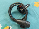 山地自行车锁防盗密码钢丝锁加粗固定钥匙锁抗剪单车装备配件折叠 钥匙锁-85cm-带锁架（简装） 实拍图