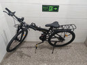 凤凰（Phoenix） 凤凰自行车可折叠山地车路虎男士成年人变速女式越野公路单车 条轮消黑/折叠双避震/全竞速轴承 26寸24速【参考：158-188cm】 实拍图