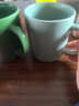 无印良品（MUJI）炻瓷 马克杯 家用水杯 陶瓷杯 咖啡杯 办公室 绿色  500ml 实拍图