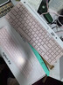罗技（Logitech）K580无线蓝牙超薄静音键盘 办公键盘笔记本电脑手机Mac平板ipad键盘双模外接键盘薄膜便携多屏家用 超薄键盘-茱萸粉 实拍图