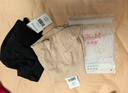 曼妮芬（Maniform）【2条装】曼妮芬舒适安全裤打底莫代尔蕾丝提臀女平角内裤新 990黑+肤【无痕-短款】 XL (170) 实拍图
