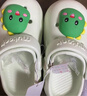 牧童儿童拖鞋夏男宝宝洞洞鞋软底女童卡通洗澡婴幼儿家居鞋奶龙绿180 实拍图