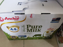 安佳（Anchor）4.4g原生高钙高蛋白全脂牛奶1L*6盒 新西兰进口草饲牛奶礼盒 实拍图