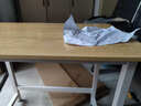 舒客艺家 电脑桌台式小户型小桌子家用学习桌写字办公书桌电竞长条桌子 木纹白架单桌80*50*74 加固电脑桌 实拍图