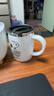 史努比（SNOOPY）保温杯 带手柄不锈钢办公保温杯水杯可爱杯子情侣杯420ML 白色 实拍图