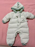 巴拉巴拉童装婴儿羽绒服连体衣宝宝2025新款冬装加厚保暖哈衣爬服萌趣造型 绿色恐龙-白鸭绒 90 cm-充绒量93g 实拍图