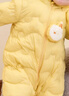巴拉巴拉童装婴儿连体羽绒服轻薄羽绒服宝宝衣服2025冬装抱衣爬服男童女童 黄色雪人-白鸭绒 100 cm-充绒量53g 实拍图