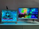 玩嘉 孤勇者无立柱matx主板电脑机箱360水冷海景房机箱纯白30/40系列超长显卡侧透主机箱 孤勇者白色升级版+6棱镜4pro风扇【ARGB 实拍图