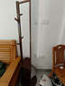唯博思实木穿衣镜全身镜子落地镜一体家用卧室可旋转衣帽架多功能置物架 胡桃色【B58底盘款40cm】 实拍图
