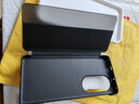 华为原装P50Pro手机壳原厂皮套智能视窗p50pro保护套全包休眠防摔简约外壳 P50Pro-经典黑【配贴膜2张】 实拍图