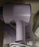 syouran电吹风机学生宿舍专用小功率男女折叠吹风机便携大学生寝室风筒500W800W1000W以下负离子不伤发 紫色800W可折叠（吹风机学生宿舍专用） 实拍图