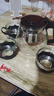 【京东物流】茶壶套装整套茶具大容量玻璃茶杯带滤网耐高温泡茶具 1000ML一壶+四杯套装【无茶盘】 实拍图
