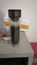 【京东物流配送】高硼硅双层玻璃杯大容量泡茶杯水杯子茶水分离杯 【双层加厚】茶杯350ml1只 实拍图