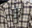 优衣库男女装法兰绒格子衬衫长袖衬衣薄外套481225 480770 481225/30浅米色 M 实拍图