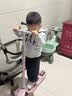 泰兰尼斯学步鞋秋季儿童缓震机能鞋男宝宝轻盈软底女童鞋子米白/黑24码 实拍图