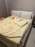 冬熊真皮床法式奶油风泡芙双人2米x2米2婚床主卧高端大气 头层牛皮床/加密静音排骨架+D18床垫 1800mm*2000mm  框架结构 实拍图