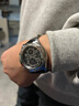 万晨手表带男女真皮表带蝴蝶扣代用天梭浪琴卡西欧dw皮表带黑色22mm 实拍图