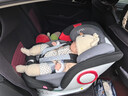 猫头鹰卢娜2 儿童安全座椅0-12岁婴儿车载360度旋转 新法规-卢娜2深空黑 实拍图