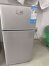 志高（CHIGO）小冰箱迷你小型家用冷藏冷冻两用宿舍出租房用双门办公室电冰箱节能省电 【一级能效】66L银色【三天约一度电】 实拍图