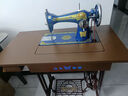 蝴蝶牌（BUTTERFLY）上海老式缝纫机家用台式脚踏电动机头飞人裁缝衣车机架升级加厚 蓝蝴蝶+棕色台板+铸铁机架 实拍图