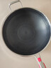 赫巴兹（HZIB）德国炒锅不粘锅316不锈钢炒菜锅少油烟双面蜂窝平底煎炒锅 【旗舰款】全玻璃盖内32外 34cm 实拍图