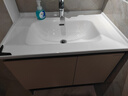 九牧（JOMOO）浴室柜陶瓷一体盆智能抗菌洗脸盆柜组合淡藕色80cm A2741-14AX-Z5 实拍图