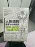 人体结构原理与绘画教学 肖玮春 人物结构造型绘画零基础入门 赠人体动态海报+视频 实拍图