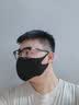 JCZS品牌戴眼镜不起雾口罩夏季天冰丝防晒口罩男防紫外线无痕轻薄 银白色【升级透气孔】买一送一 （两个装） 实拍图