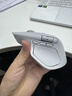 罗技（Logitech）大师系列 MX Master 4 高性能无线蓝牙鼠标  办公鼠标 静音鼠标  升级款 浅灰 带无线接收器 实拍图