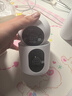 华为智选鸿蒙智选500万+500万双摄监控摄像头家用器360度无死角带夜视海雀室内安防看护双雀Max白重磅新品 实拍图