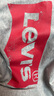 Levi's李维斯情侣美式宽松印花时尚简约舒适潮流纯棉圆领短袖T恤 灰色 002A0-0003 XL 实拍图
