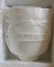 瓷秀源纯白唐山骨瓷碗家用套装微波炉米饭碗面碗粥碗防烫吃饭餐具陶瓷碗 5英寸金钟碗10个 实拍图