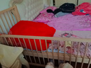 秋莹可升降榉木拼接床实木儿童床婴儿床加宽拼接大床小孩床边床拼接床 三护栏+5cm椰棕床垫(高度可调节) 可升降长200宽60高35【60护栏】 实拍图