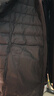 网易严选90鸭绒轻薄羽绒服保暖0压感排骨羽绒内胆防泼水蓄热抗菌外套 A款25新品90鲜绒立领-水墨黑 XL 实拍图