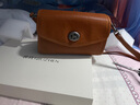 裘真信封包女链条斜挎单肩包休闲复古小包植鞣头层牛皮包包 深棕色-中号 实拍图