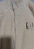 GAP男女装抱抱绒字母logo抓绒立领外套休闲上衣609070 米色 XL (180/100A) 亚洲尺码 实拍图