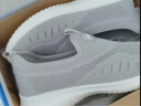 回力（Warrior）官方妈妈鞋夏季女鞋一脚蹬老人鞋软底健步鞋运动休闲鞋子 灰色36 实拍图