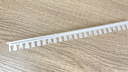 里致铝合金瓷砖乳胶漆阳角收边条白色封边条极窄金属弧形木地板收口条 12mm鱼骨收边条瓷白色 实拍图