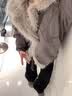WASSUP HERMU官方棉服男秋冬季cleanfit重磅座山雕剪裁解构设计宽松大毛领外套 灰咖色 XL （推荐130-150斤） 实拍图