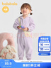 巴拉巴拉婴儿连体衣秋装宝宝外出包屁衣爬服2025时髦可爱加绒209325120203 实拍图